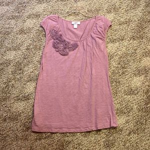 Loft purple top. Size small